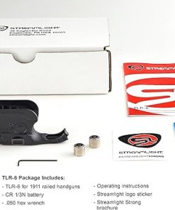 Streamlight 69289 TLR-6 100-Lumen Tactical Weapon Light Designed Exclusively and Solely for Select Non-Rail 1911 Handguns, Black 2