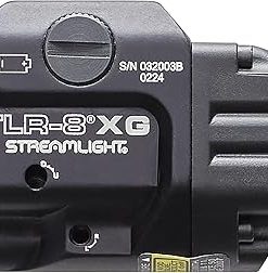 Streamlight 69434 TLR-8A G Flex 500-Lumen Low Profile Pistol Light with Integrated Green Aiming Laser for Select Handguns, Includes Rear Switches, Mounting Kit, and Keys, Black 2