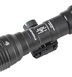 Streamlight 88128 ProTac Rail Mount HL-X Pro 1000-Lumen High Candela Multi-Fuel Long Gun Light, Includes M-LOK kit, Tool, and CR123A Lithium Batteries, Black