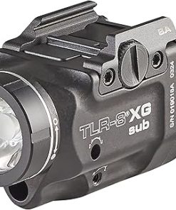 Streamlight 69439 TLR-8 X G sub 500-Lumen Rail-Mounted Tactical Weapon Light with Integrated Green Aiming Laser Exclusively for Springfield Armory Hellcat Only, Black