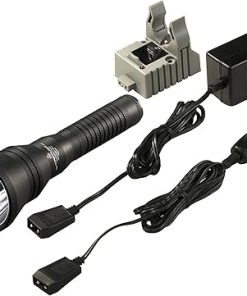 Streamlight 74536 Strion HPL 615-Lumen Compact Rechargeable Flashlight with 120V/100V AC/12V DC Piggyback Charger, Black