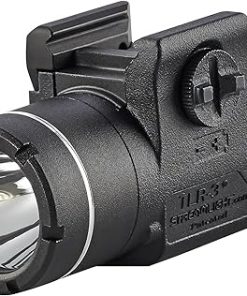 Streamlight 69220 TLR-3 170-Lumen Lightweight, Compact Weapon Mounted Tactical Light with Rail Locating Keys, Black