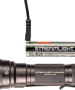 Streamlight 88084 ProTac HL-X 1000 Lumens Tactical Light Includes Rechargeable Battery, USB Cord, and Holster, Clamshell Packaging, Black