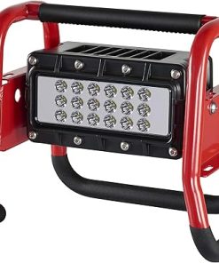 Streamlight 46000 High-Lumen Rechargeable Portable Scene Light II with 120V AC/12V DC Power, Red