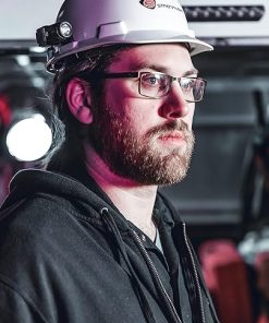Streamlight 69333 Vantage II 350-Lumen Industrial Hard Hat Mount Light with Blue LED Tail Light, Black 2