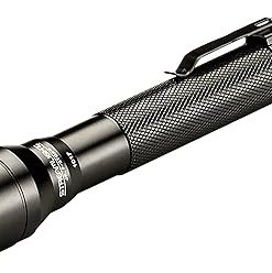 Streamlight 71701 Jr. F-Stop 250-Lumen Flood/Spot LED Flashlight with Alkaline Batteries, Black, Box