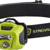Streamlight 61424 Enduro Pro Haz-Lo 160-Lumen Multi Function Headlamp includes 3 AAA Alkaline Batteries, Rubber Hard Hat Strap, Elastic Head Strap, 3M Dual Lock, Yellow