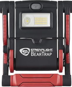 Streamlight BearTrap 61520 2000 Lumen Multi-Function Worklight with Magnetic Base and Hang Hook, 120V/100V AC, Red 2